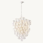 Trellor Spiraled Globe Entry Chandelier 36"