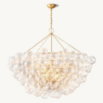 Trellor Spiraled Globe Round Chandelier 56"