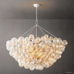 Trellor Spiraled Globe Round Chandelier 56"