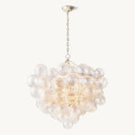 Trellor Spiraled Globe Round Chandelier 33"