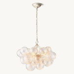 Trellor Spiraled Globe Round Chandelier 24"