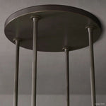 Ravelle Milk Glass Round Chandelier 48"