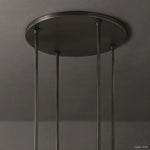 Ravelle Milk Glass Round Chandelier 60"