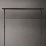Ravelle Milk Glass Linear Chandelier 59"