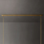 Ravelle Milk Glass Linear Chandelier 73"