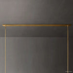 Ravelle Milk Glass Linear Chandelier 73"