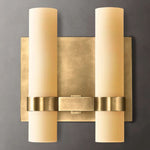 Ravelle Milk Glass Double Wall Sconce