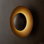 Cosmic Arched Profile Dish Wall Sconce