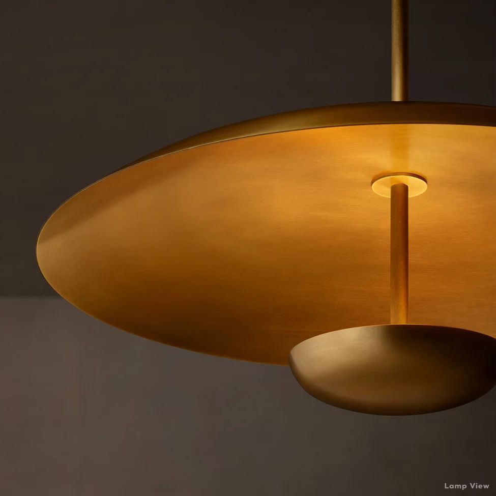 Cosmic Arched Profile Round Chandelier