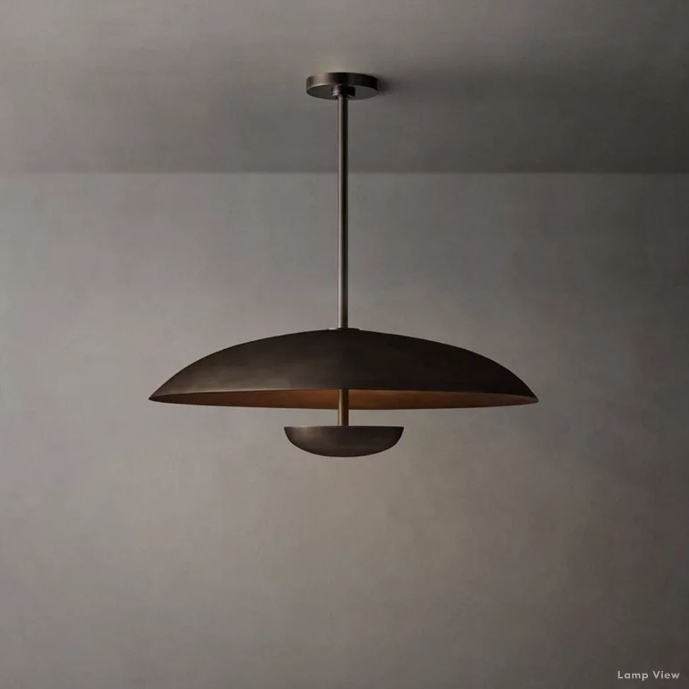 Cosmic Arched Profile Round Chandelier