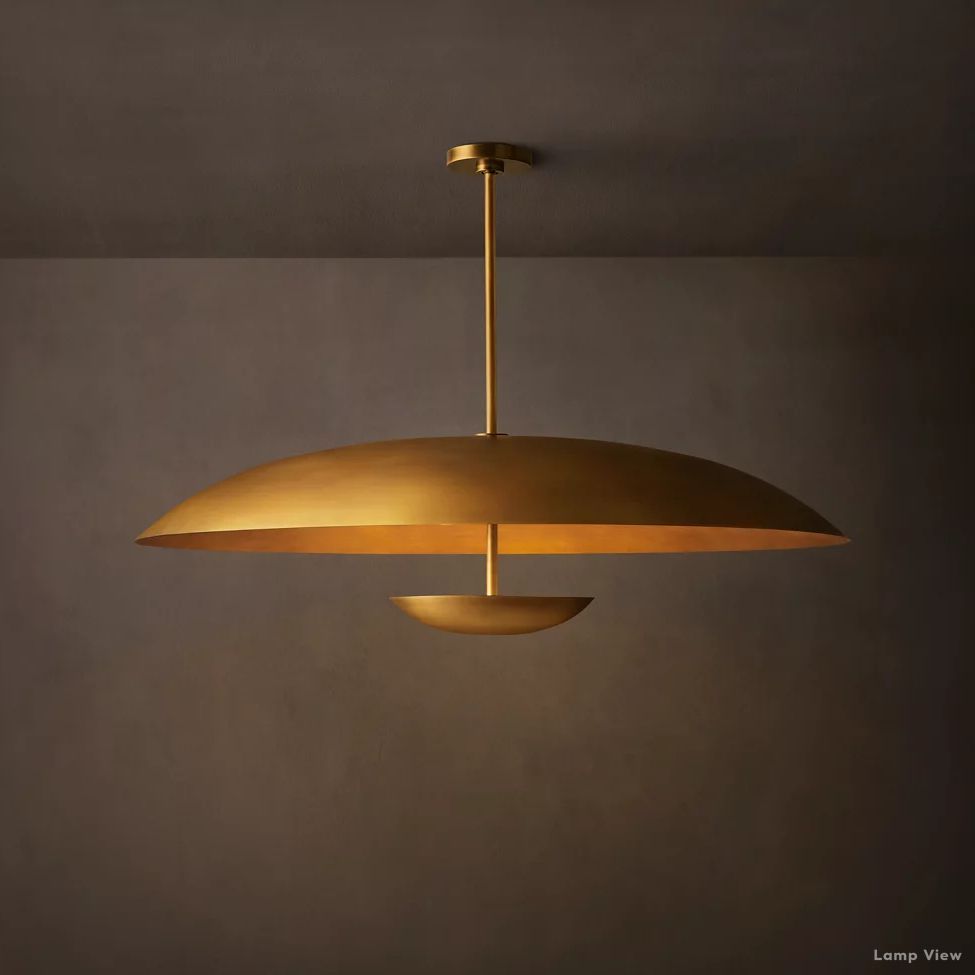 Cosmic Arched Profile Round Chandelier