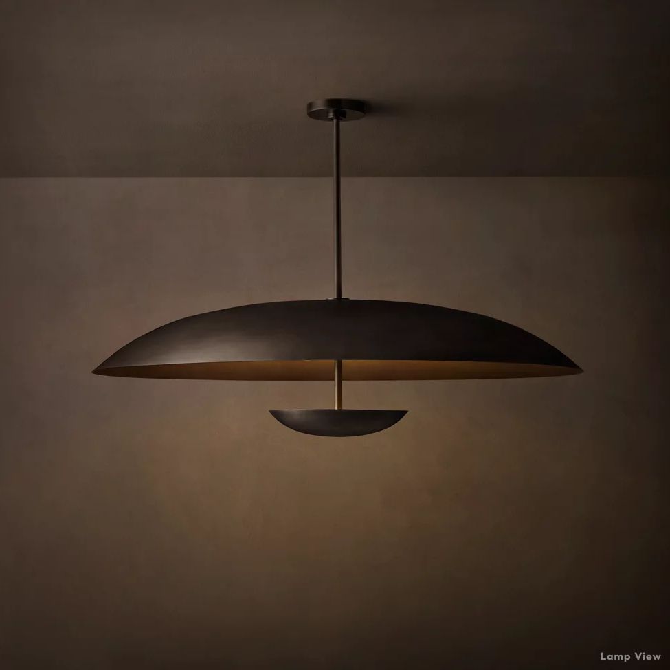 Cosmic Arched Profile Round Chandelier