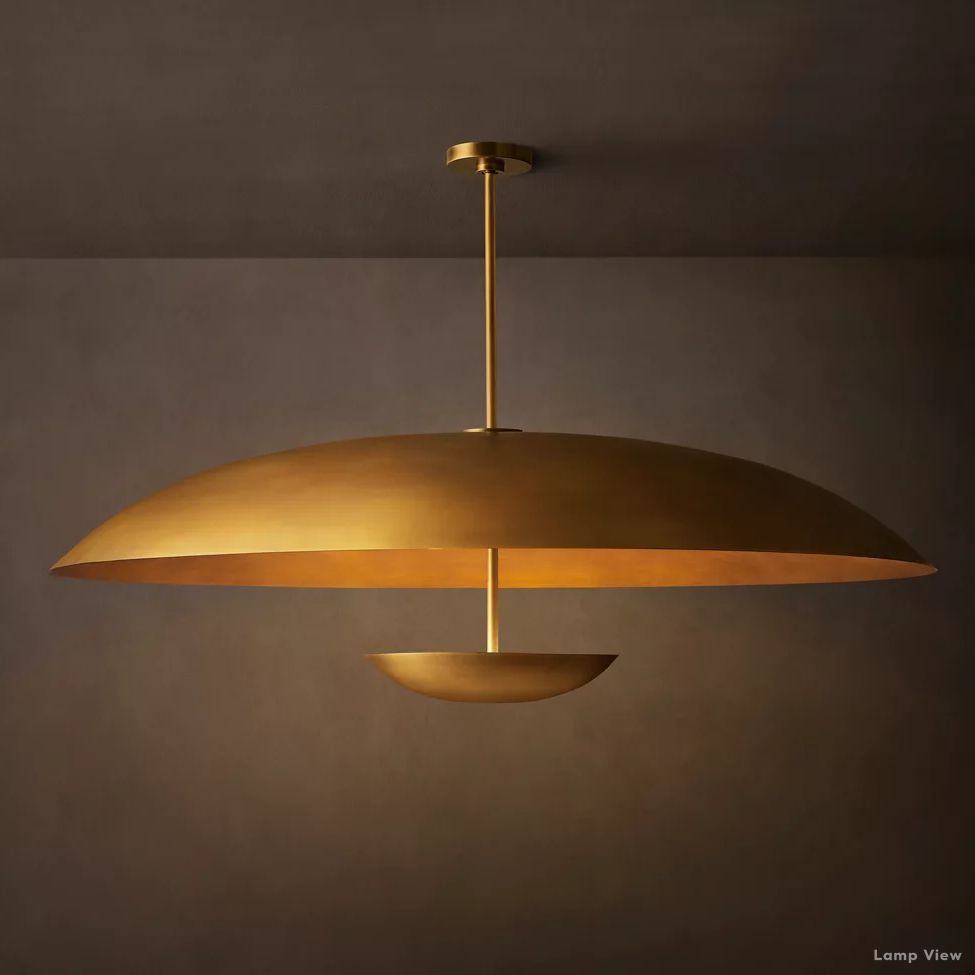 Cosmic Arched Profile Round Chandelier