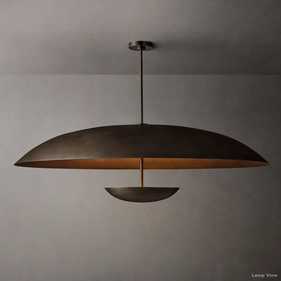 Cosmic Arched Profile Round Chandelier