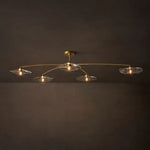 Lily Arcing Glass Flush Mount
