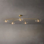 Lily Arcing Glass Flush Mount