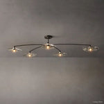 Lily Arcing Glass Flush Mount