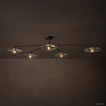 Lily Arcing Glass Flush Mount