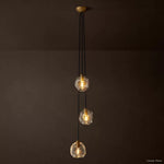 Bubble Organic Glass Cascade Pendant Light