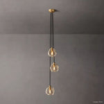 Bubble Organic Glass Cascade Pendant Light