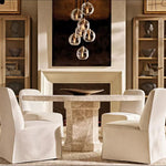 Bubble Organic Glass Cascade Pendant Light