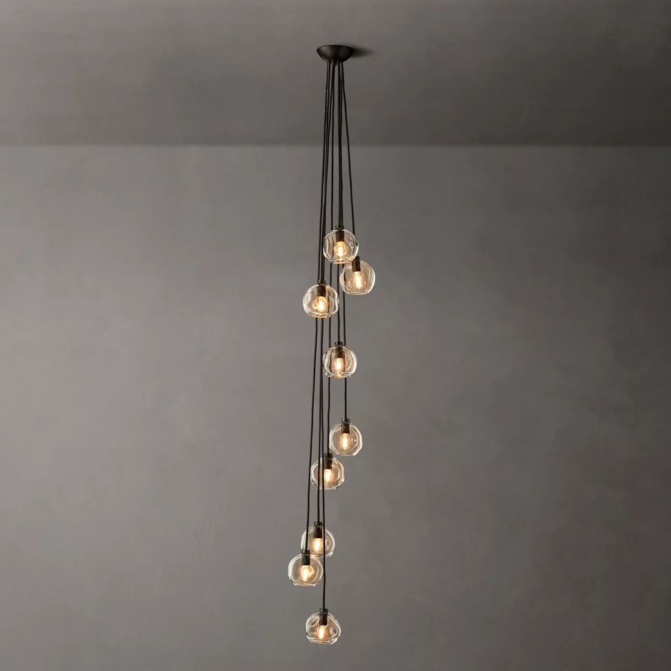 Bubble Cascade Chandelier 16"