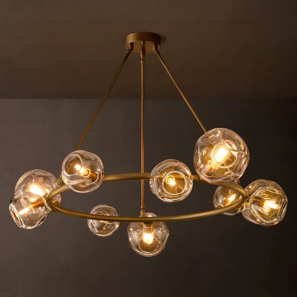 Bubble Round Chandelier 48"