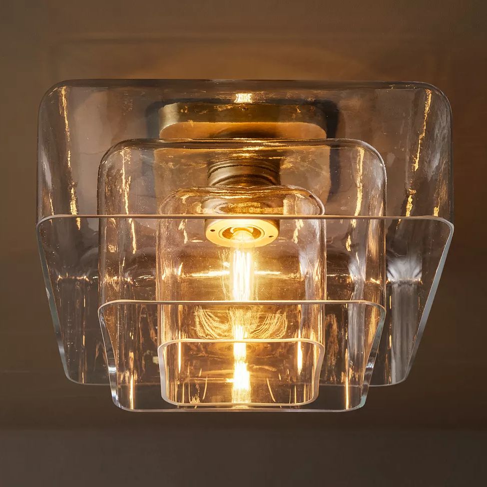 Lacour Suffused Glass Flush Mount