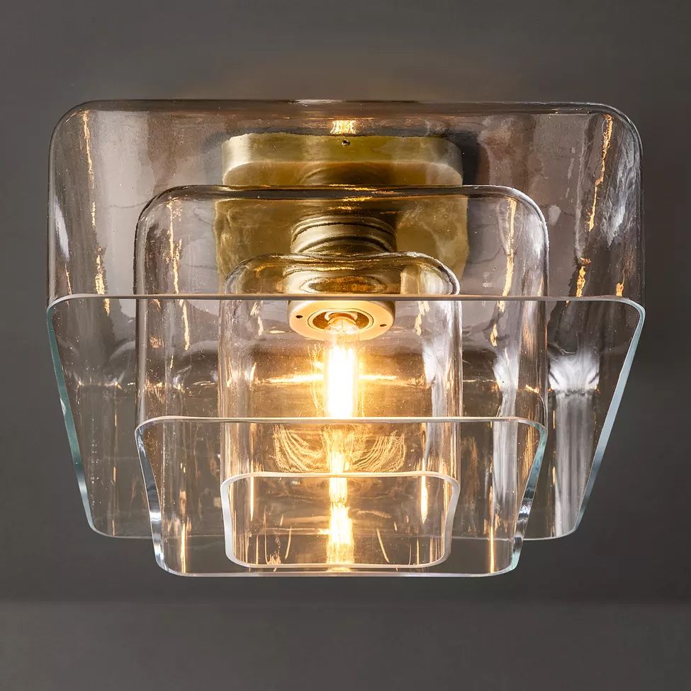 Lacour Suffused Glass Flush Mount