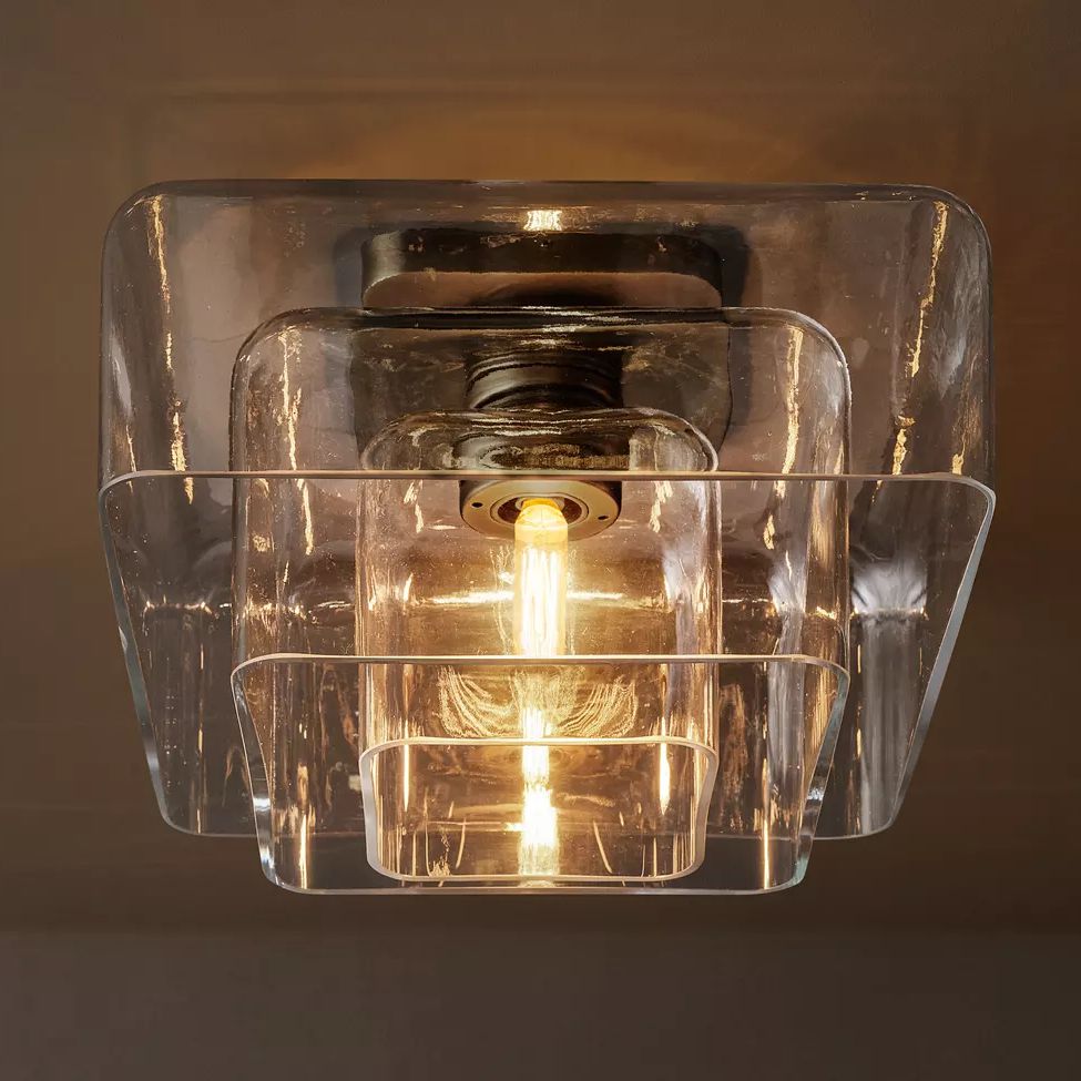 Lacour Suffused Glass Flush Mount