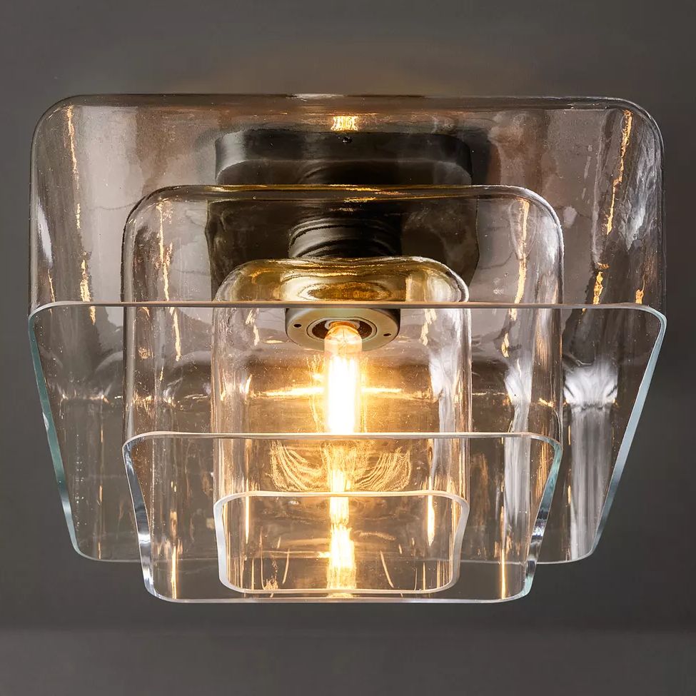 Lacour Suffused Glass Flush Mount