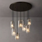 Lacour Suffused Glass Cluster Chandelier 30"