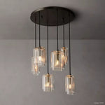 Lacour Suffused Glass Cluster Chandelier 24"