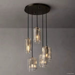 Lacour Suffused Glass Cluster Chandelier 18"