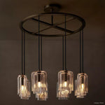 Lacour Suffused Glass Round Chandelier 36"