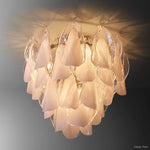 Petalia Botanical Glass Flush Mount