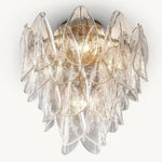 Petalia Botanical Glass Flush Mount