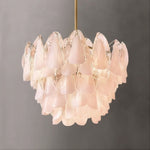 Petalia Botanical Glass Round Chandelier 26"