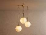 Agnes Paneled Glass Cluster Chandelier