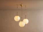 Agnes Paneled Glass Cluster Chandelier
