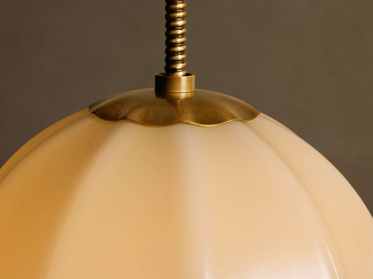 Agnes Paneled Glass Pendant Light