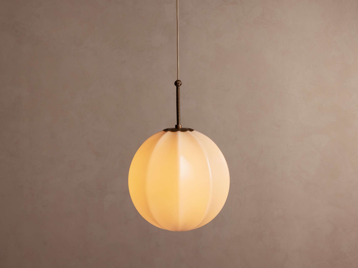 Agnes Paneled Glass Pendant Light