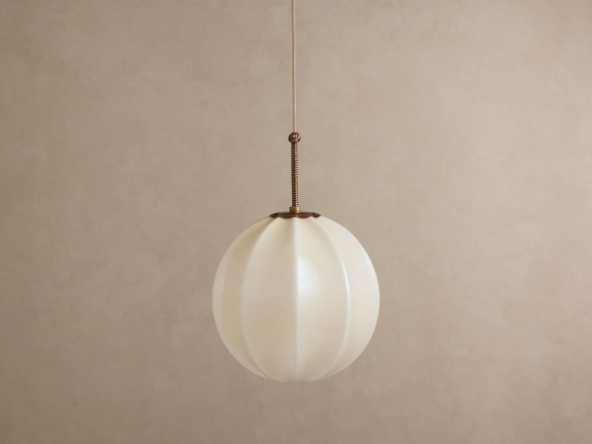 Agnes Paneled Glass Pendant Light