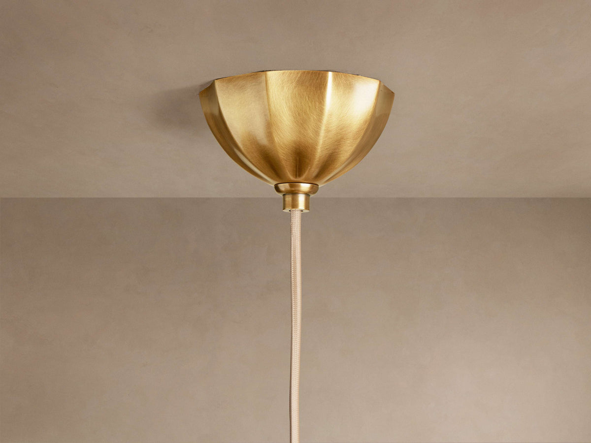 Agnes Paneled Glass Pendant Light