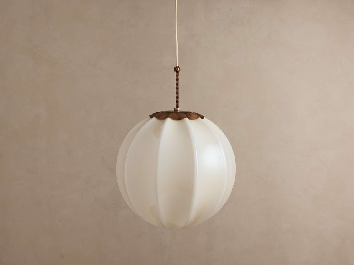 Agnes Paneled Glass Pendant Light