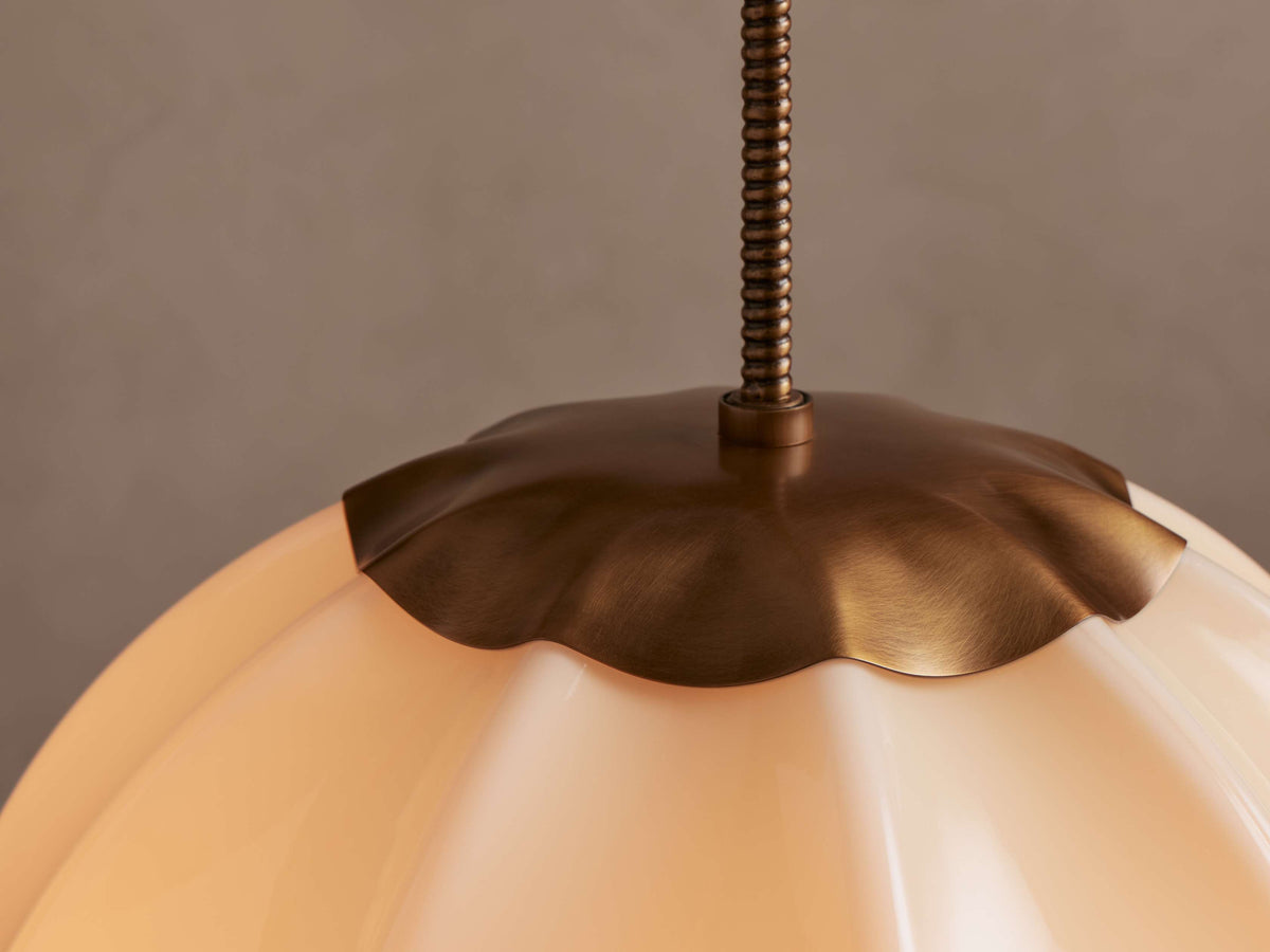 Agnes Paneled Glass Pendant Light