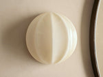 Agnes Paneled Glass Clamshell Sconce