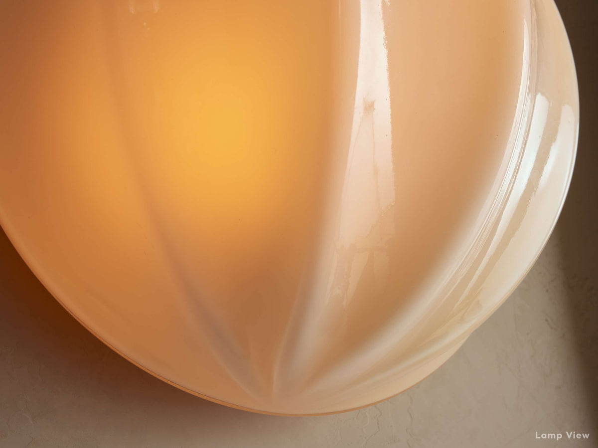 Agnes Paneled Glass Clamshell Sconce