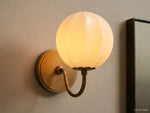Agnes Paneled Glass Gooseneck Sconce