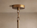 Saige Crisp Shade Round Chandelier